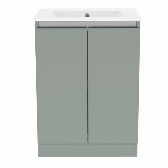 image of Gloucester 60cm Toilet Unit Inc Countertop Grey Mist