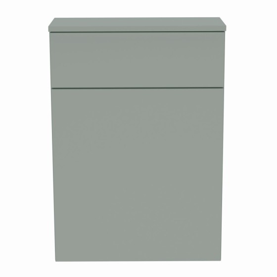 image of Gloucester 50cm Wall Hung 2 Drawer Bathroom Vanity Unit Pearl Grey