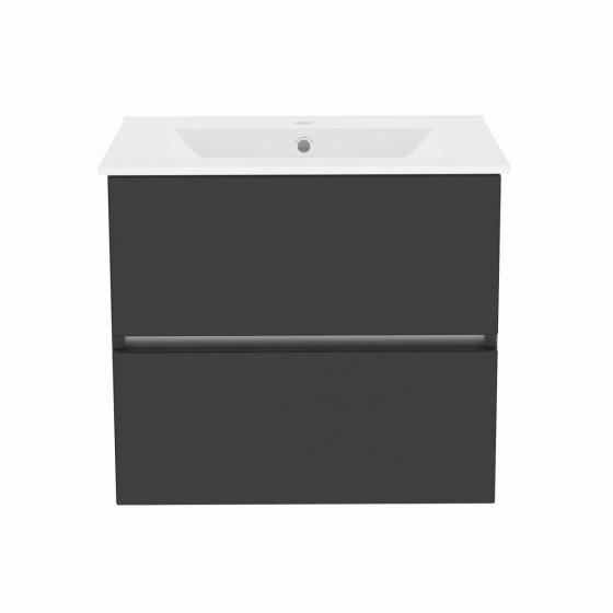 image of Gloucester 50cm Toilet Unit Inc Countertop Pearl Grey