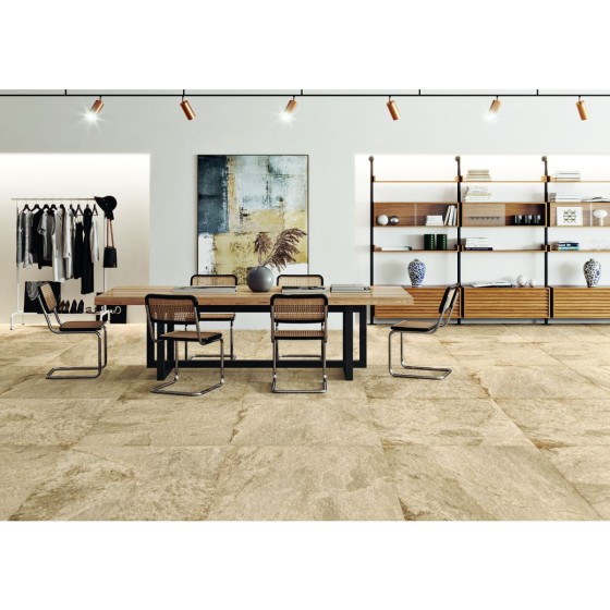 Bedrock Gold Rectified Porcelain Floor and Wall Tile 600x600mm