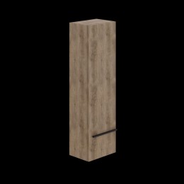 image of Ivy 35cm Wall Hung 1 Door Bathroom Cabinet Grey Nebraska Oak