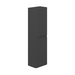 image of Urban 35cm Tall Bathroom Cabinet Unit W 350 X H 1200mm Charcoal Serica