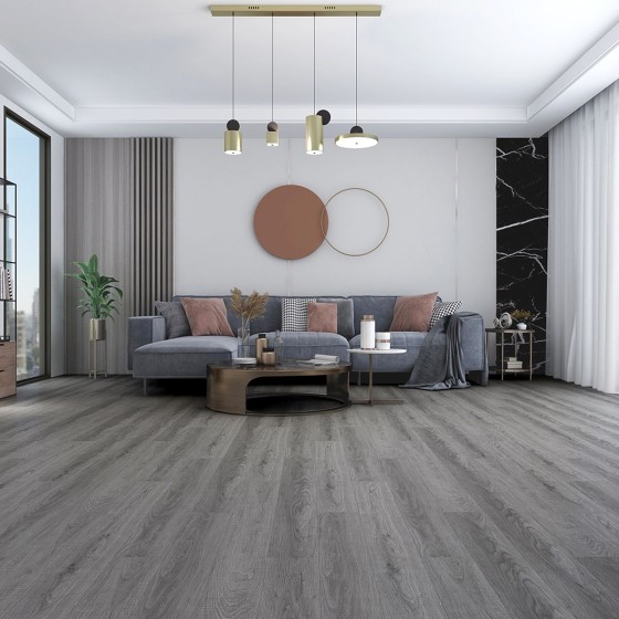 Kraus Oakmere 1230x179x6mm Easy Living Plank Rigid Click LVT with Built In Underlay - 2.2m2 (LVTP023)