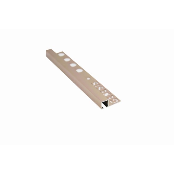 image of Aluminium Square Trim Bright Copper TDP100.95 10x10mm x 2.5m