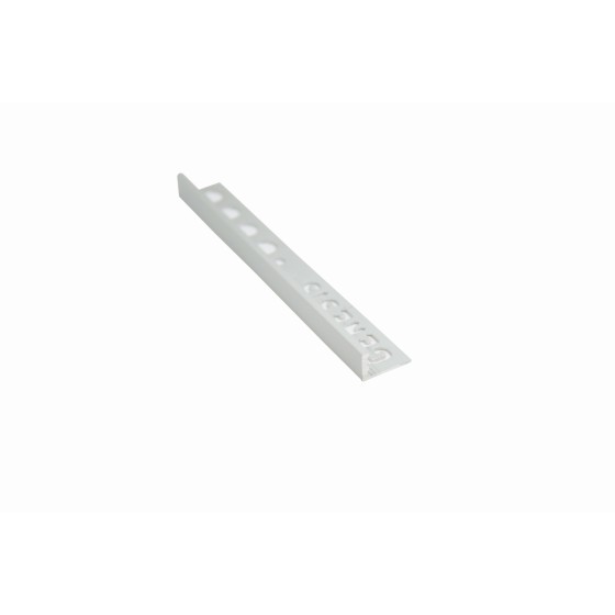 image of Aluminium Straight Edge Trim Matt Silver ESA060.81 6mm x 2.5m