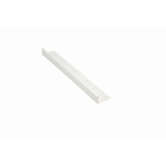 image of PVC Straight Edge Trim White ESP060.01 6mm x 2.5m