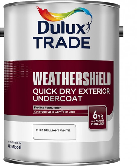 Dulux Trade Paint Weathershield Paint Exterior Undercoat Pbw 5l